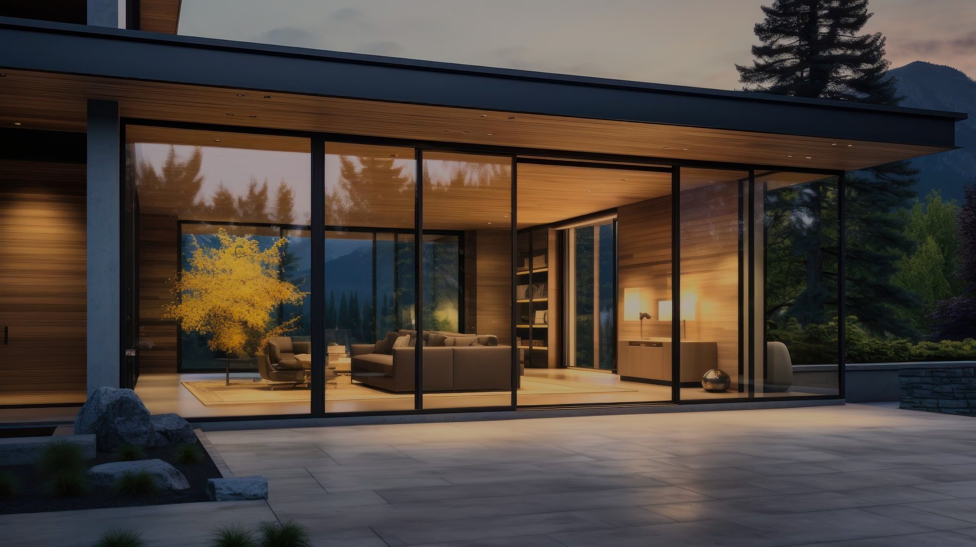 large-glass-sliding-doors-adorn-aesthetic-home-entrance-leaving-room-additional-content